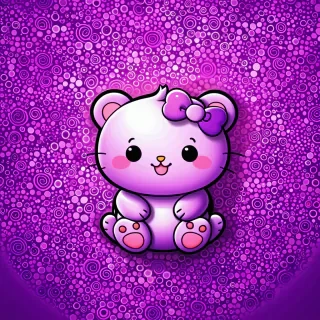 cute purple wallpaper