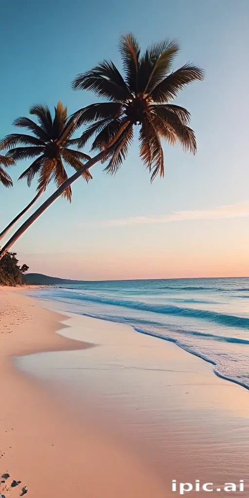 aesthetic beach background