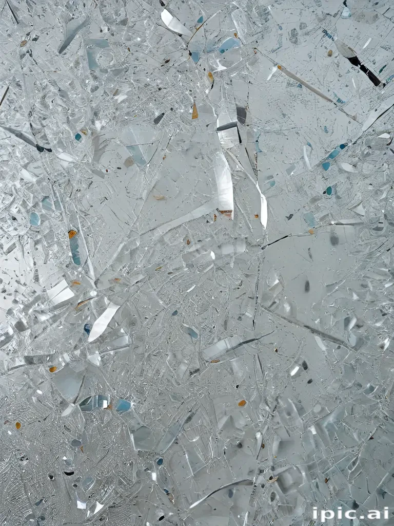 broken glass texture
