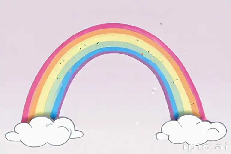 transparent background rainbow clipart