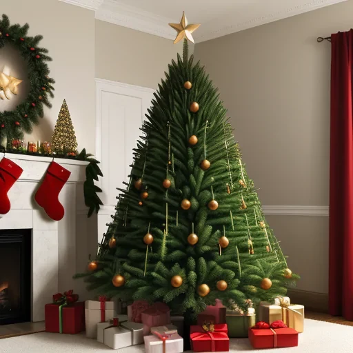 beautiful christmas tree wallpaper