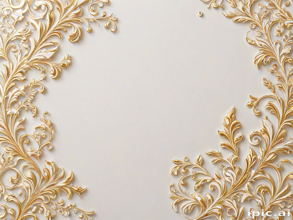 elegant white and gold background