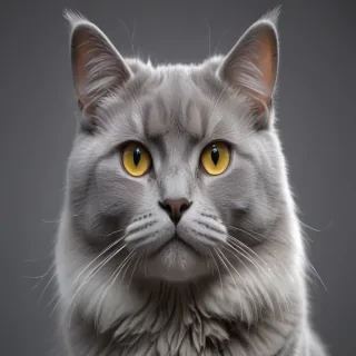 grey cat