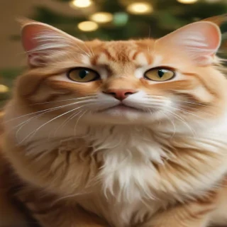 pictures of cats for christmas