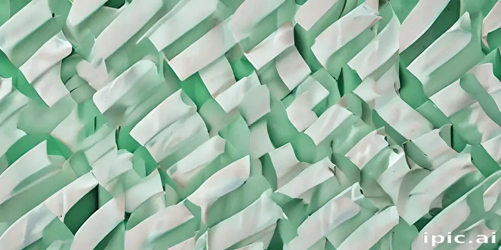 green and white background