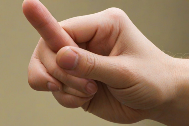 point finger png