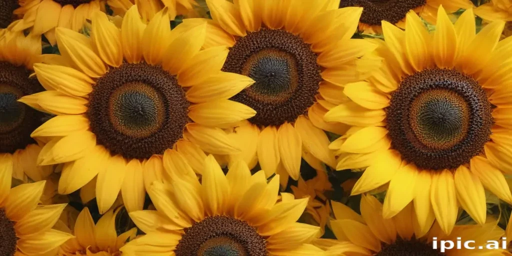 aesthetic sunflower background
