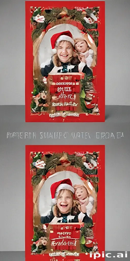 christmas card template psd