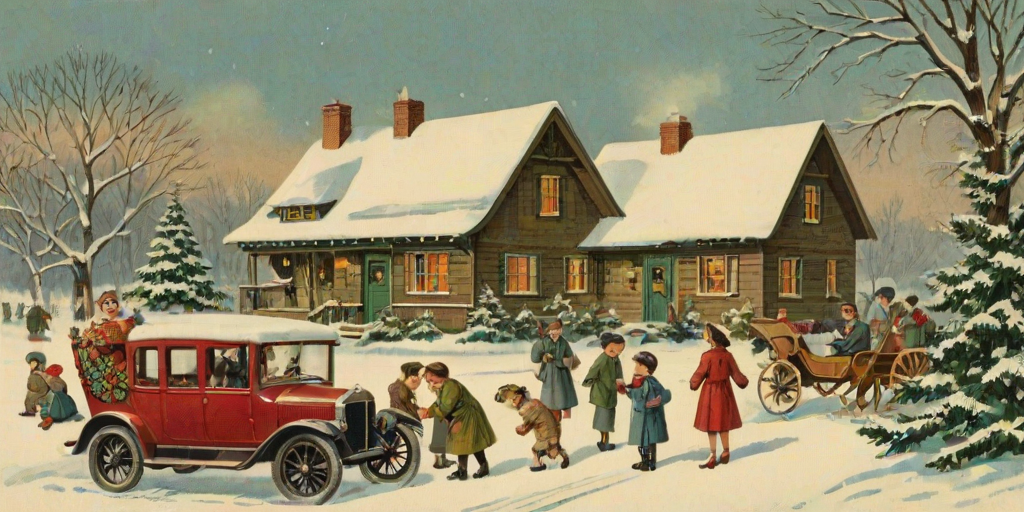 xmas vintage images