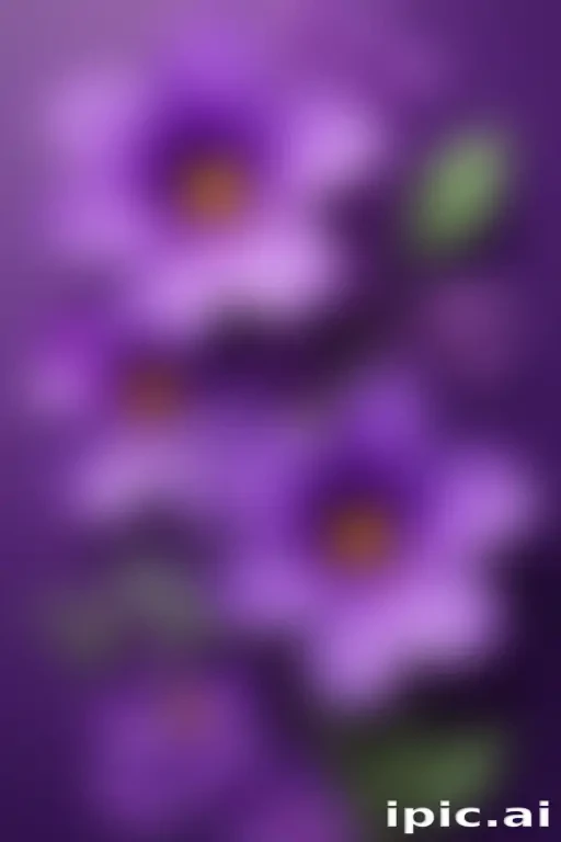 purple flowers background