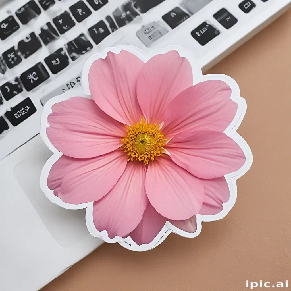 aesthetic flower stickers