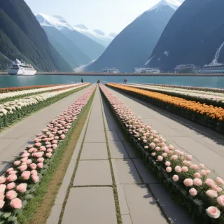 flower line