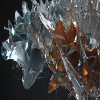 glass shatter png