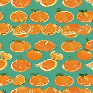 cute orange wallpaper