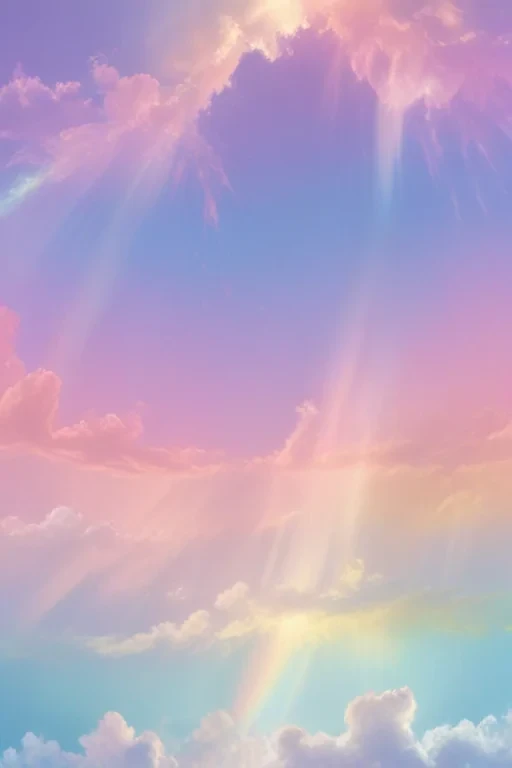pastel rainbow bg