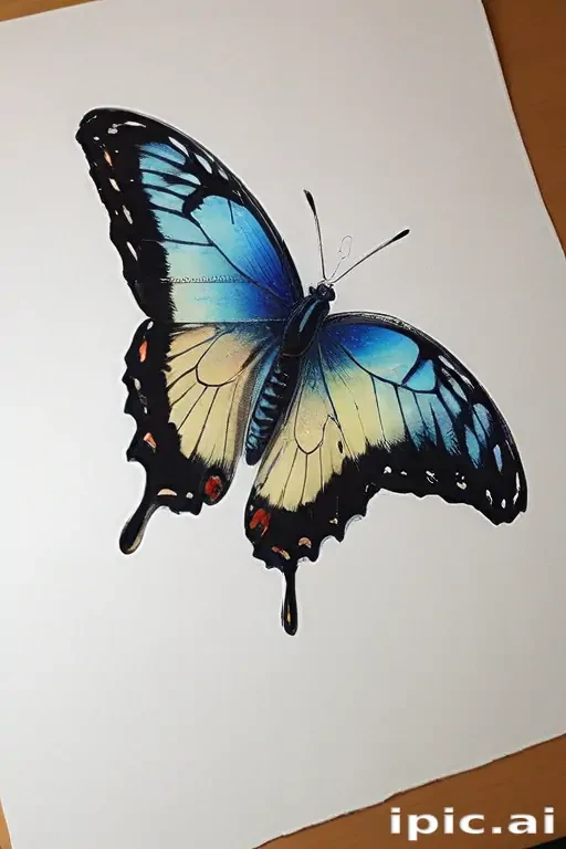 picture of butterfly drawing