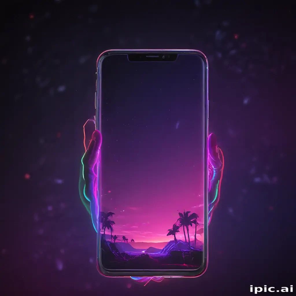 4k neon phone wallpaper