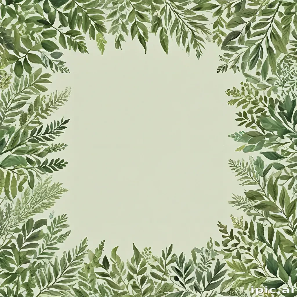 greenery border