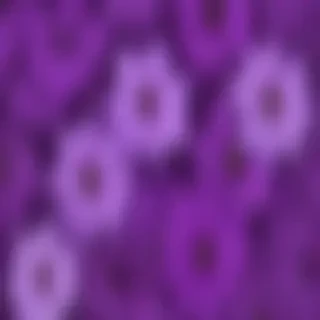 purple flowers background