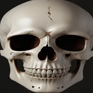 skull face png