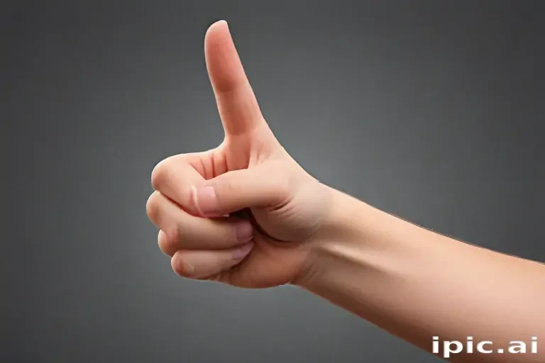 pointing finger png