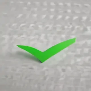 green check mark