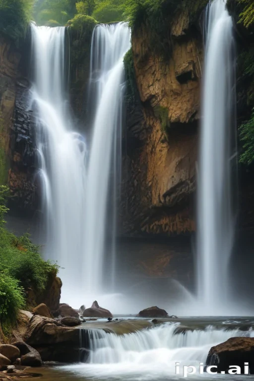 water fall wall paper