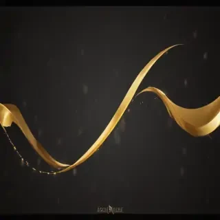 gold line png