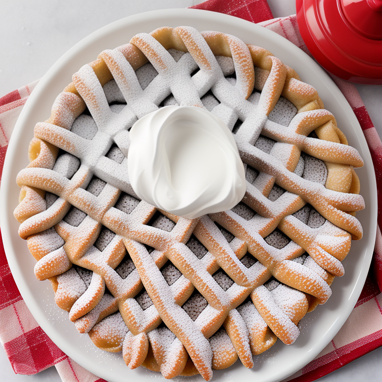 how to reheat funnel cake