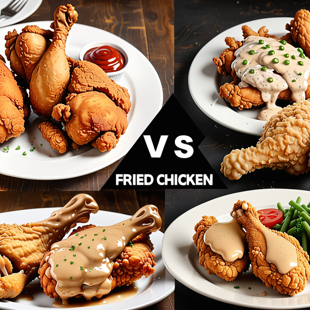 chicken fried chicken vs fried chicken