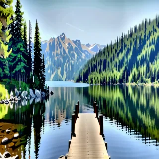 picture of lake