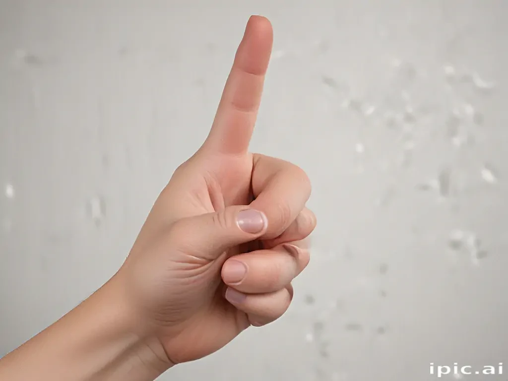 finger point png