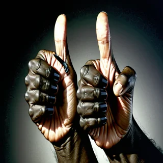 black thumbs