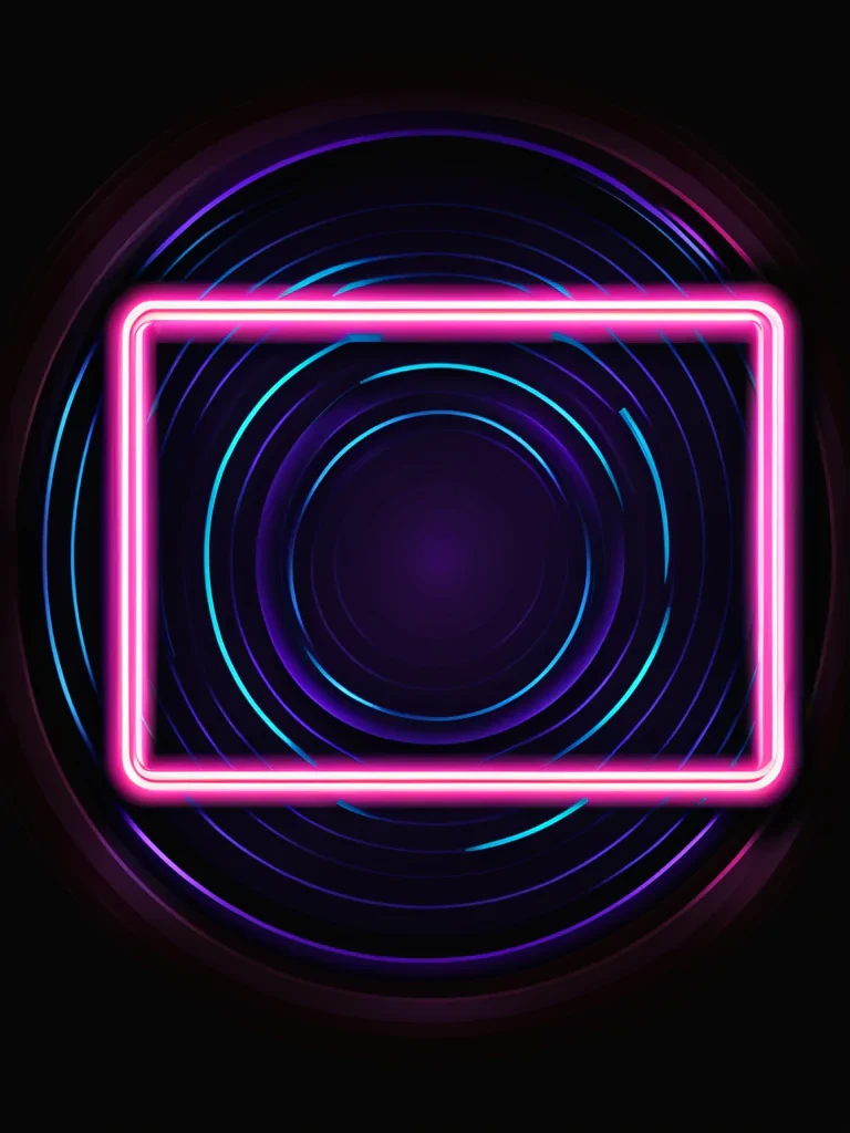 neon border png