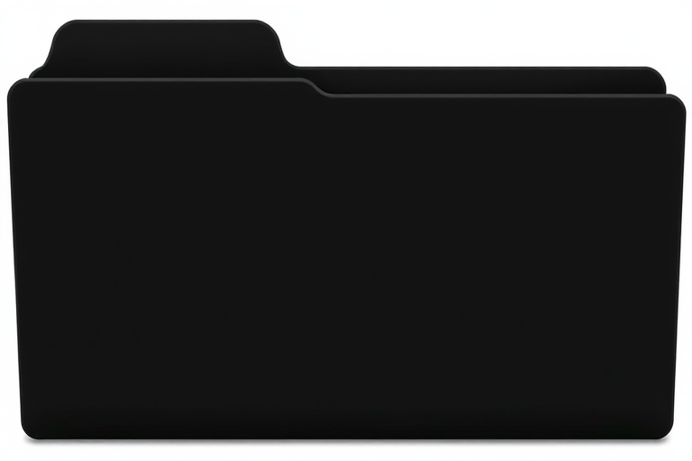black folder png