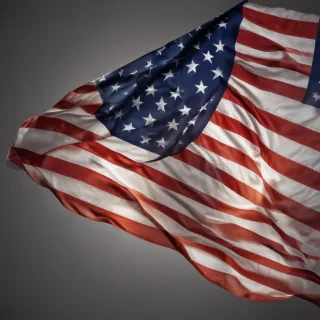 transparent american flag clipart