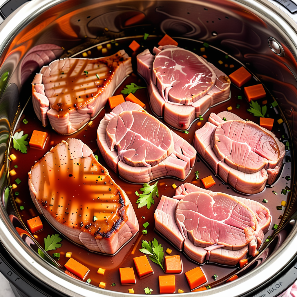 frozen pork chops in instant pot