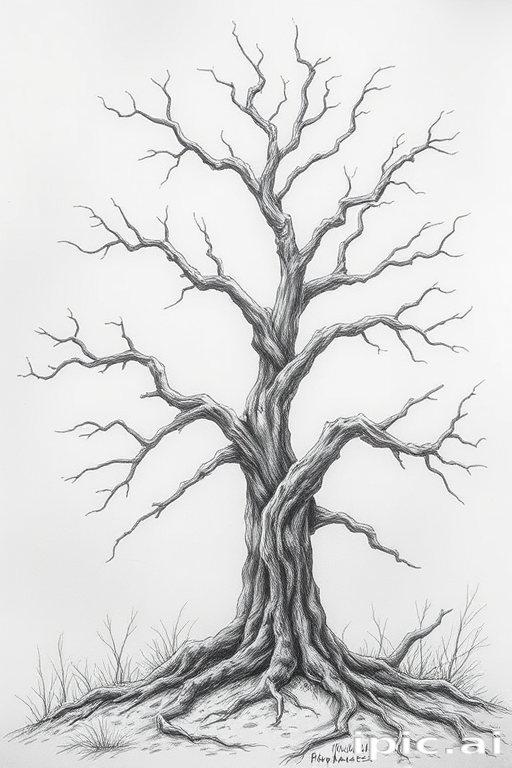 dead tree drawings