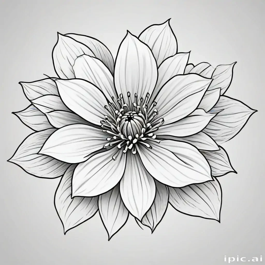 flower outline png