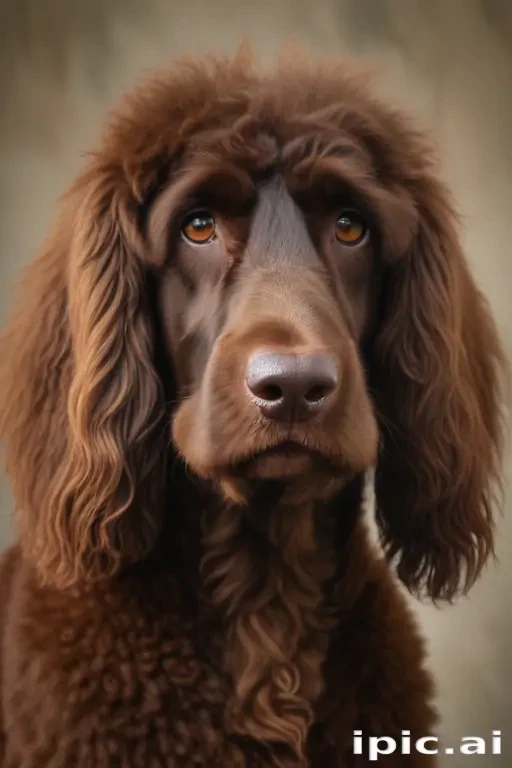 irish water spaniel