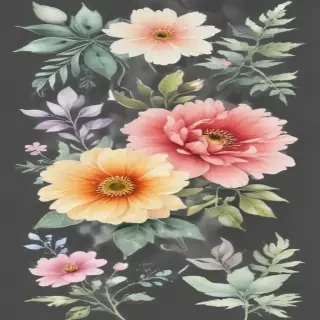 clipart watercolor flowers
