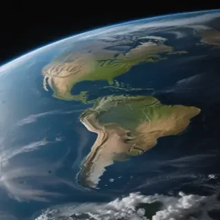 earth from space