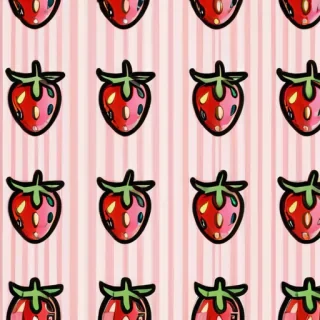 strawberry phone background