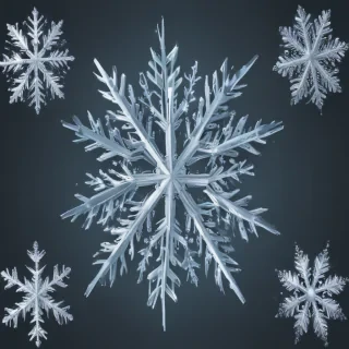 snowflake clipart free
