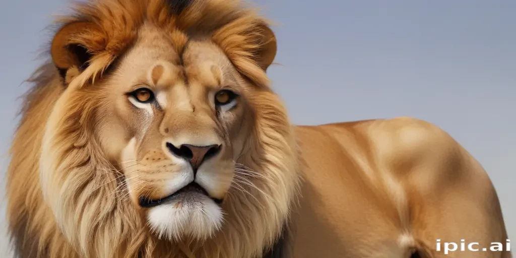 transparent lion