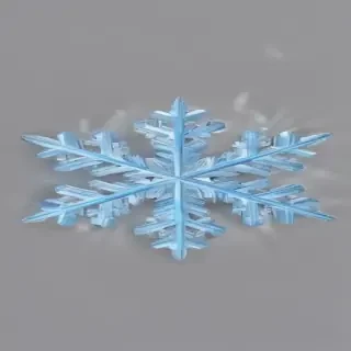 transparent background snowflake clipart
