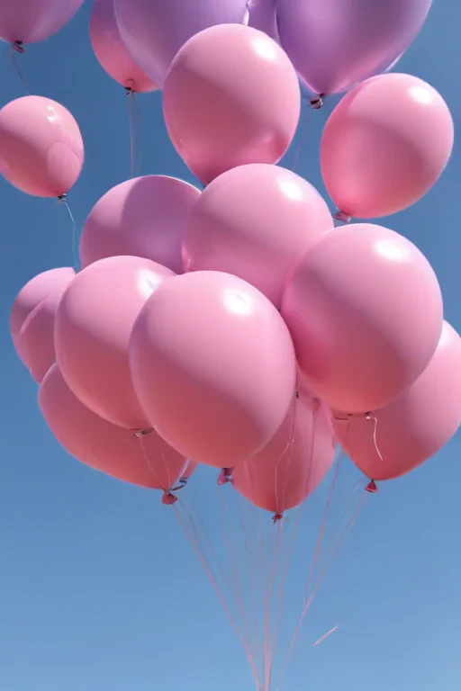 pink balloons png