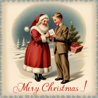merry christmas images vintage