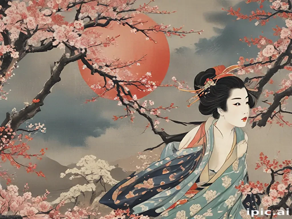 ukiyo e wallpaper