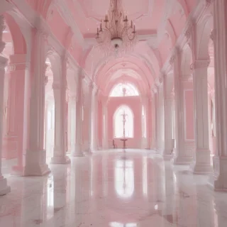 pink and white aesthetic